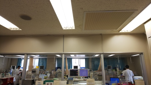 関東　大学病院　防犯カメラ設置